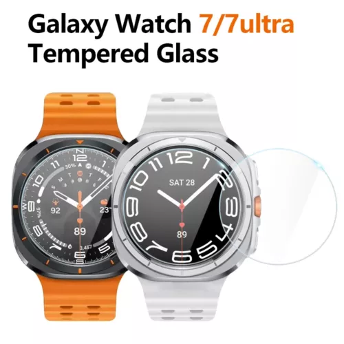 2PCS Tempered Glass Screen Protector Film For Samsung Galaxy Watch 7 44mm 40mmm - Picture 1 of 11