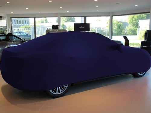 Vollgarage Schutzdecke Blau mit Spiegeltaschen für Maserati Ghibli Facelift 202 - Picture 6 of 8