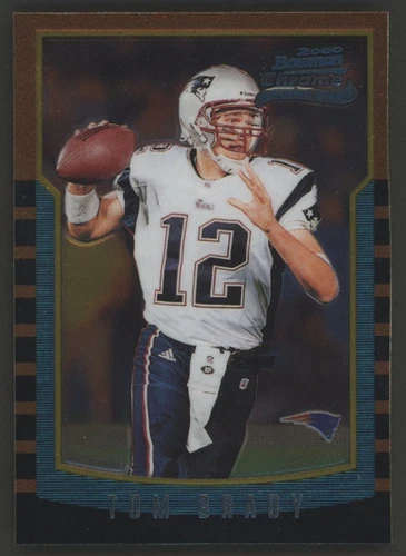2000 Bowman Chrome #236 Tom Brady Patriots RC Rookie