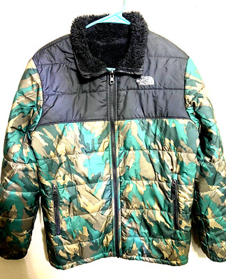 The North Face Mount Chimborazo Reversible Jacket Puffer Coat Camo