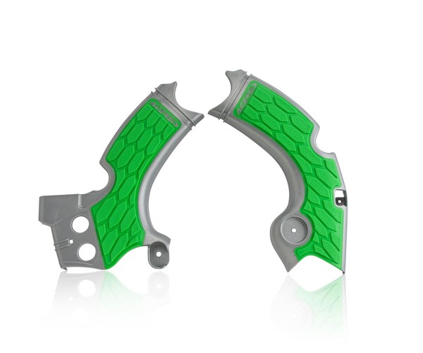 Acerbis X-Grip Rahmenprotektoren Frame Guards Grau GrüN FüR Kawasaki KX 250 2020-image