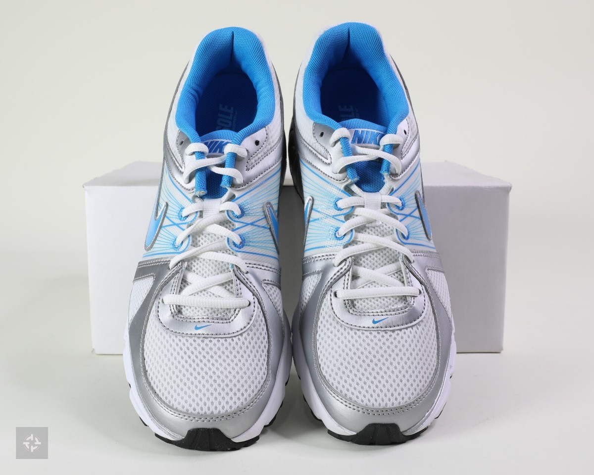 Nike Air Max Moto 9 Blue White Grey Silver Shoes Women's Size 8-10