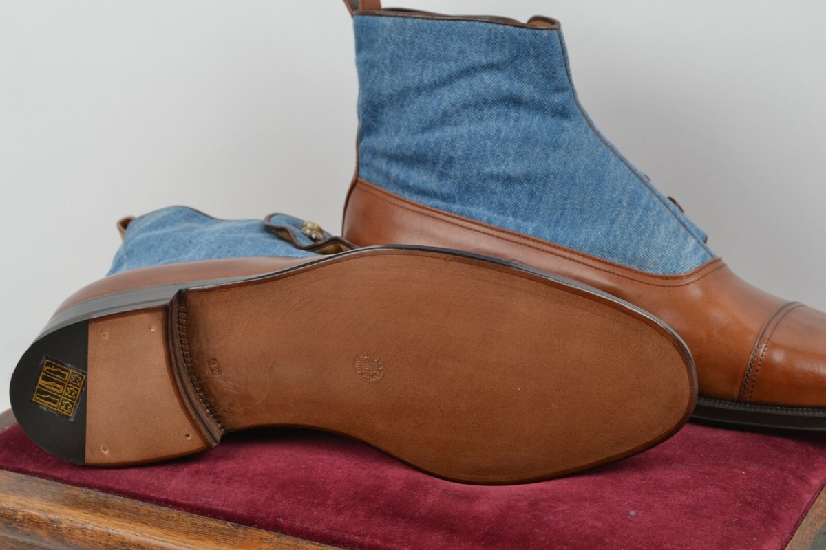 NEW Enzo Bonafe button boots US 10 UK 9 EU 43 2690 Last 363 NEW Enzo Bonafe button boots US 10 UK 9 EU 43 2690 Last 363