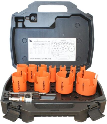 Juego de maletas de sierras perforadoras kit industrial multiusos SuperXcut (TCT) brocas profesionales - Imagen 1 de 1