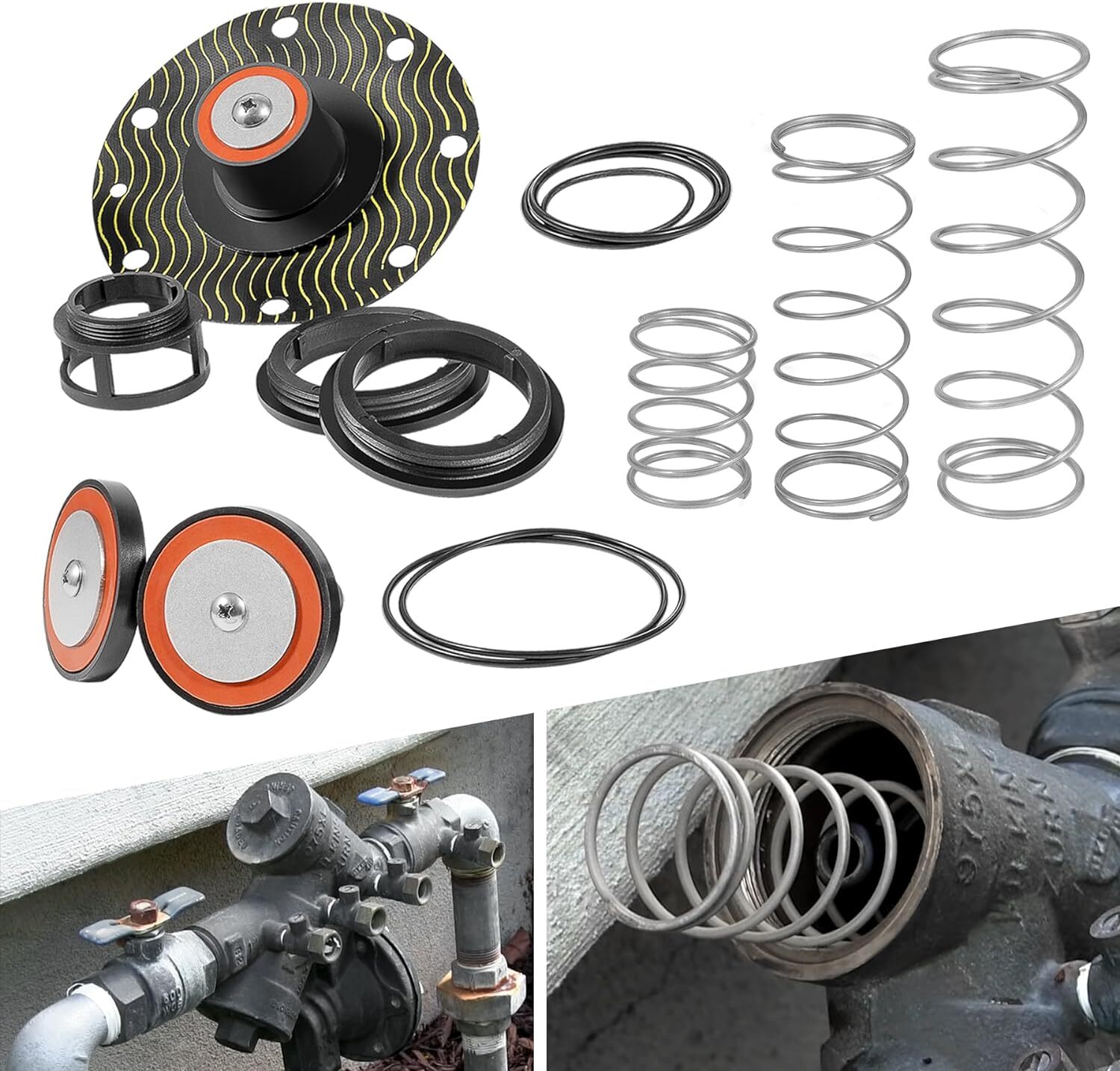 1-1/4"-2" Model For 975XL and Zurn Wilkins 975XL2 Complete Repair Kit Replace