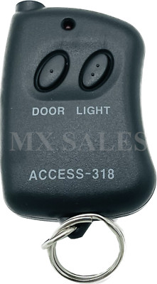 9 Digit Code Mini Remote Control Garage Door/Gate Transmitter w/ Mini Flashlight