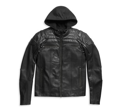 Harley-Davidson Auroral II 3-in-1 Herren Motorrad Lederjacke Gr