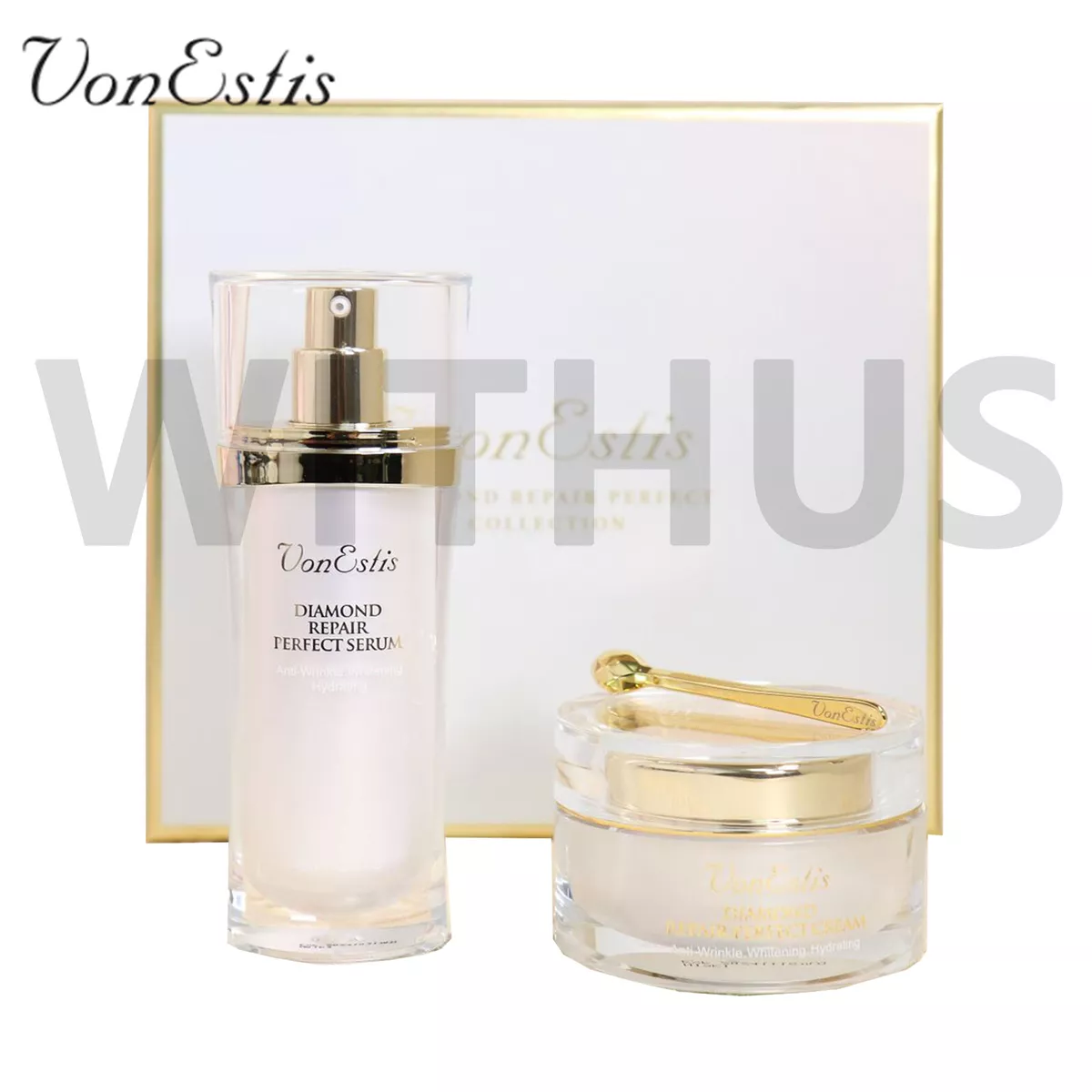 VonEstis Diamond Repair Perfect Collection Cream Serum 2pcs Set Wrinkless