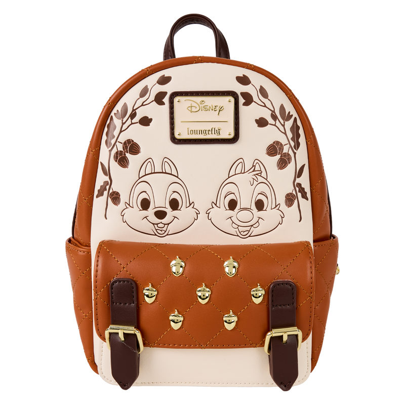 Chip 'n' Dale Acorn Quilted Texture Mini Backpack