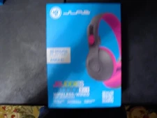 JLab JBuddies Studio 2 Wireless +Wired On-Ear Kids Headphones, Grey/Pink, 65+