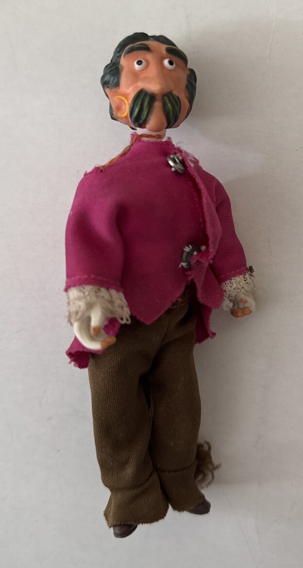 Captain Crook Pirate 1976 Remco McDonald's Toggle Head Doll