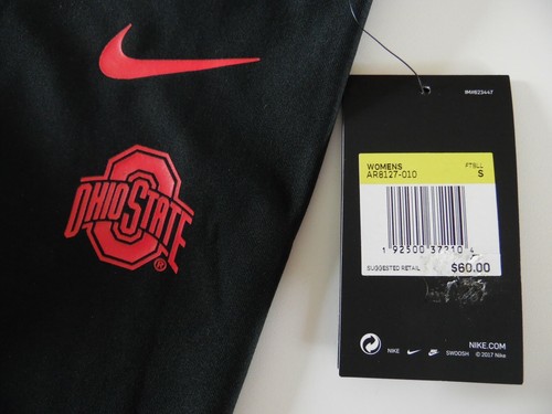 AR8127-010 Women's Nike Ohio State Sculpt Victory Tight Fit High Rise 8/8 Pant S - Picture 4 of 11
