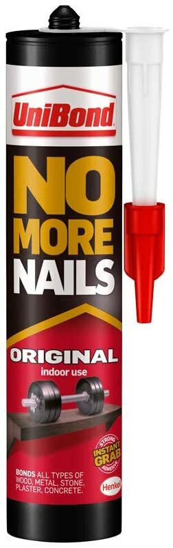 Best UniBond No More Nails Original, Heavy-Duty Mounting Adhesive Strong Glue