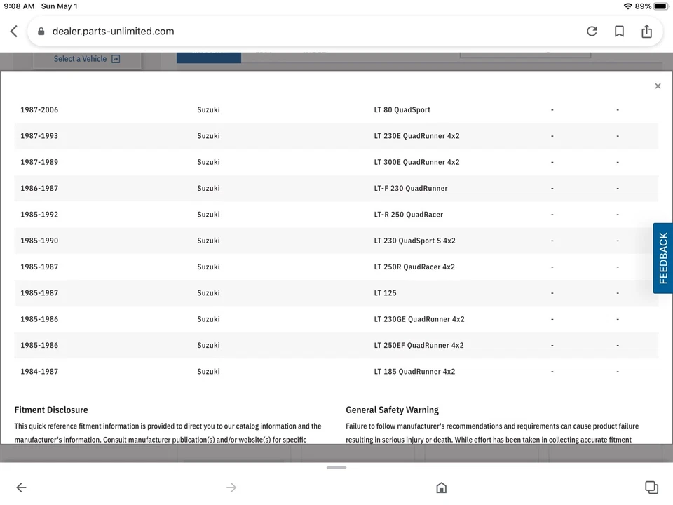 Moose Racing - 51-1014 - Kit Tie-Rod End Delantero E/S Suzuki (0430-0064)  Foto 3 de 3