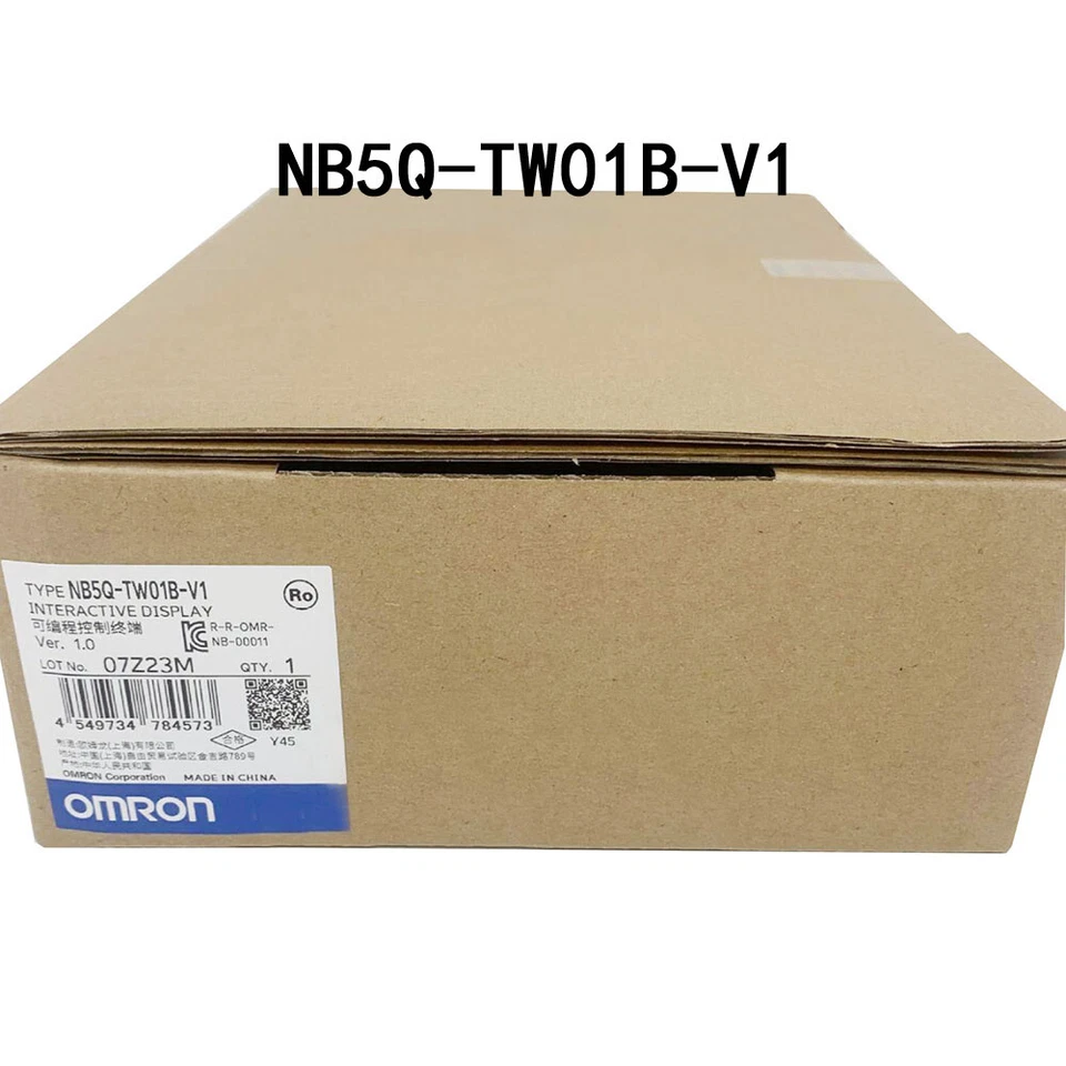 OMRON 1PCS New HMI NB5Q-TW01B-V1 NB5Q series Touch Screen display PLC module - Image 2 of 3