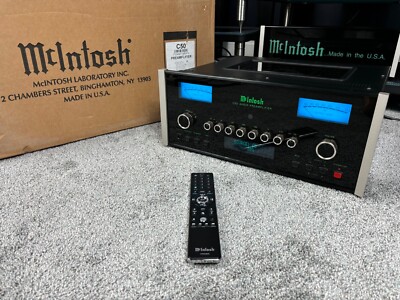 McIntosh C50 Stereo Solid State Preamplifier w/ Remote, Manual & Box