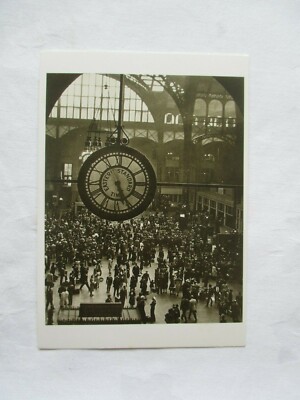 s/w FOTO, '' PENNSYLVANIA STATION , 1941 '' VON ARNOLD EAGLE GEB. 1909  