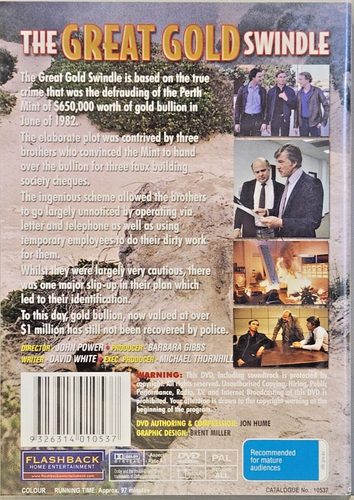 THE GREAT GOLD SWINDLE - John Hargreaves, Steve Jodrell, Tony Rickards - DVD - Picture 2 of 2