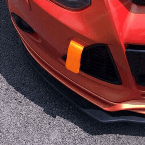 Cuerda decorativa parachoques delantero/trasero estilo deportivo universal rojo para automóvil - Imagen 9 de 15