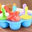 thumbnail 1 - 7-Holes Form ice Cream Molds Cube Maker Kids Candy Bar Silicone Ice Pop Mould