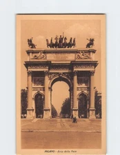 Postcard Arco della Pace Milan Italy