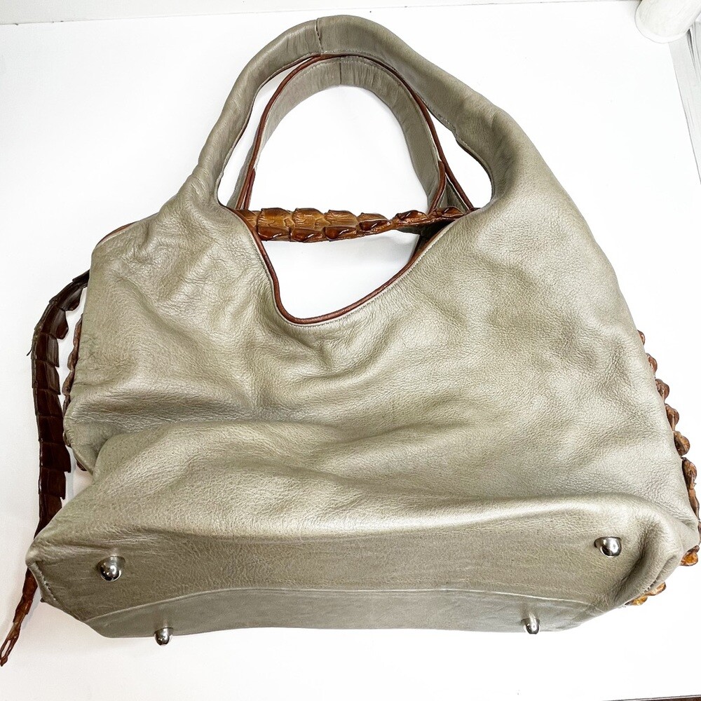 Moo Moo Designs | Crocodile & Leather Handbag | eBay