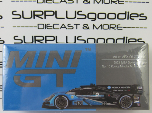 2024 Mini-GT Overseas ACURA ARX-06 GTP #10 Konica Minolta 2023 IMSA Daytona #685 - 第 1/8 張圖片