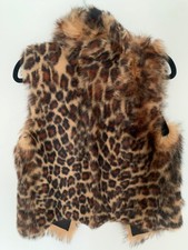Whistles Toscana Reversible Gilet - Xs - Leopard - Bnwot - Rrp £475
