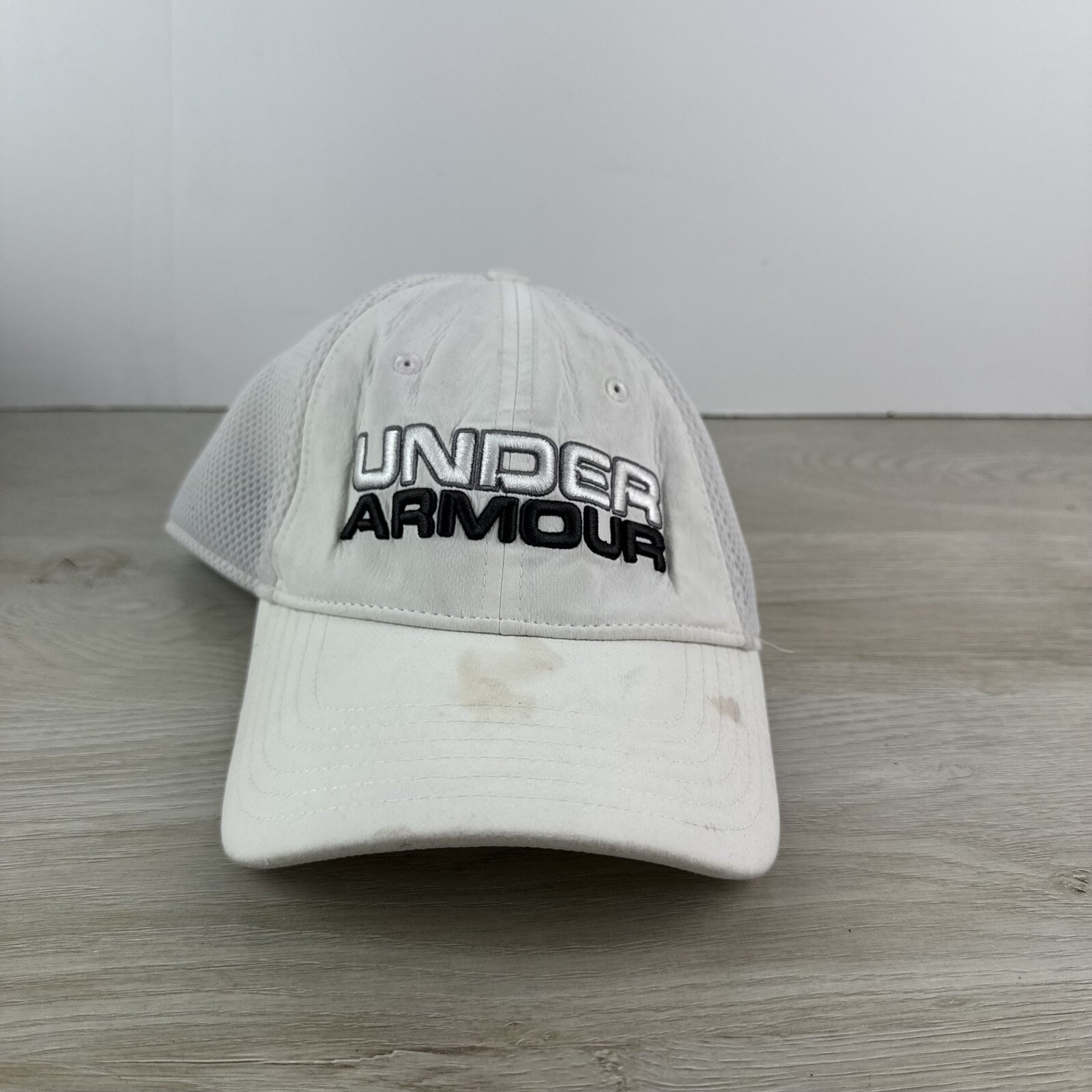 Under Armour Gray Hat Size Medium-Large Fitted Ba… - image 5