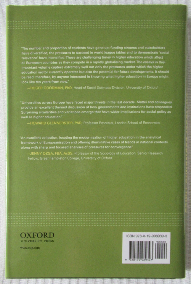 University Adaptation in Difficult Economic Times - Paola Mattei (HC, 2014) NEW - Image 2 of 2