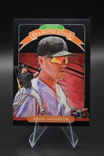 Brian Anderson 2020 Donruss Optic #6 Black Stars #/125 Miami Marlins