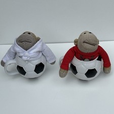 PG Tips Monkeys 🙊 Football Mugs with Soft Toy Christmas Jumper & Dressing Gown.