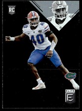 2017 Panini Elite Draft Picks Jarrad Davis Rookie Detroit Lions #141