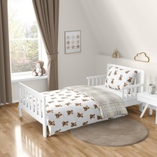 Sweet Jojo Designs 5-Piece Toddler Bedding Set Boho Teddy Bear For Boys/Girls
