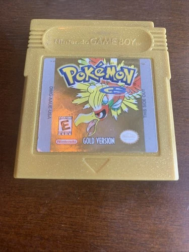 Pokemon Gold Version (Nintendo Game Boy Color, 2000) Authentic