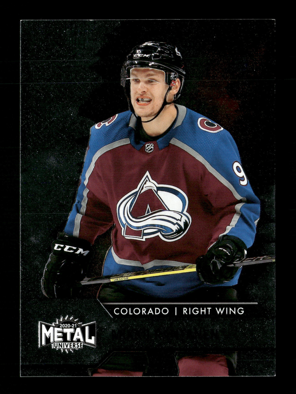 2020-21 SkyBox Metal Universe #96 Mikko Rantanen Colorado Avalanche