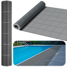 Tondiamo Pool Mat Non Slip Drainage Mats 36.2" x 6.7" Rectangular , Grey