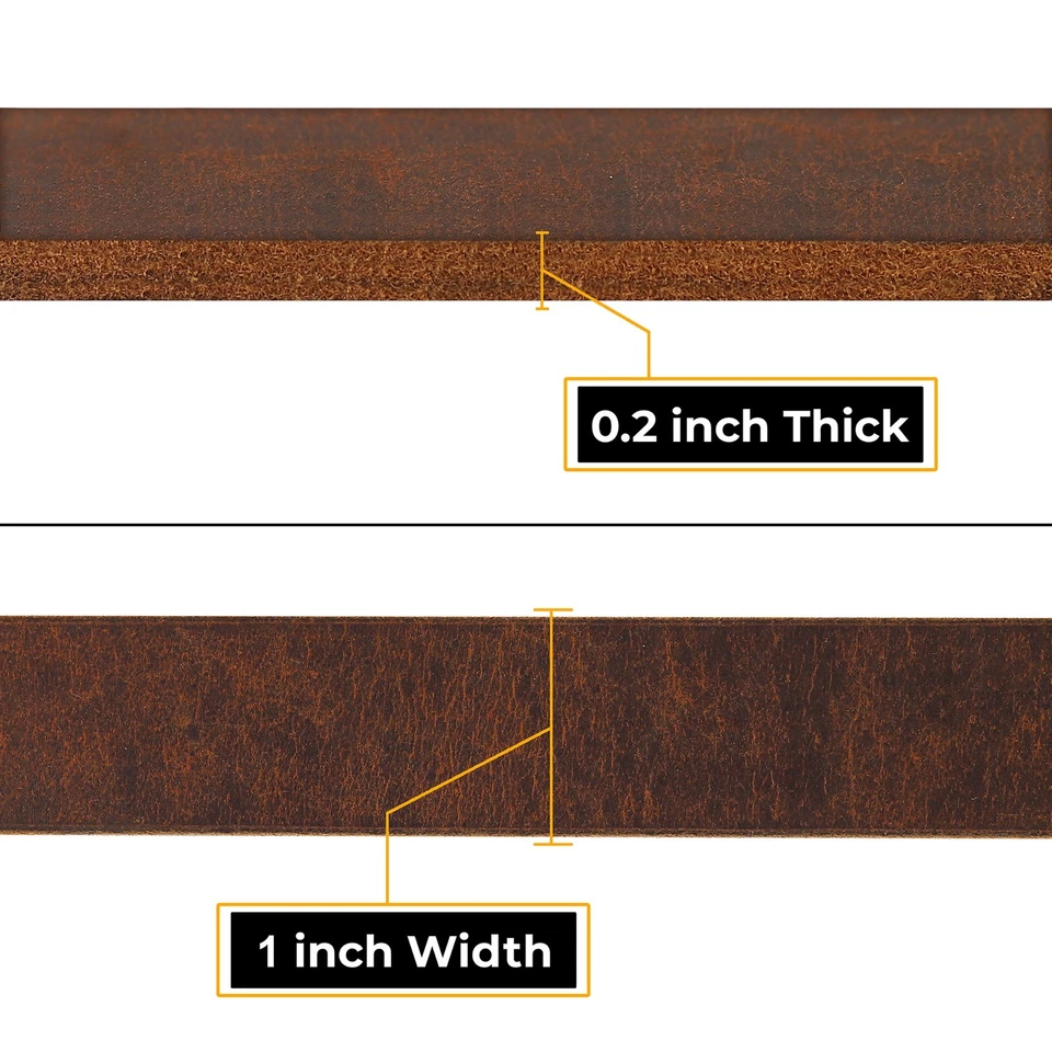 Tirantes de cuero de búfalo de grano NUTUCH para hombre | Tirantes vintage Foto 2 de 4