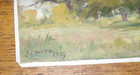Small 8 7/8" Old 1930 Oil Painting On Canvas American Artist Ira I.J. Deen — photo 5