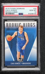 2018-19 Panini Donruss Rookie Kings Luka Doncic #20 PSA 10 GEM MT RC