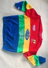 Vintage 90s Colorblock Retro Jeff Gordon 24 DuPont Rainbow Sweatshirt XXL NASCAR