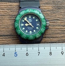 Orologio TAG Heuer Formula 1 362.508 quarzo quadrante nero vintage verde