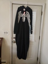 MARVEL Adult Size Medium All In One SpiderMan Agent Venom Costume/Hood.NEW/TAG