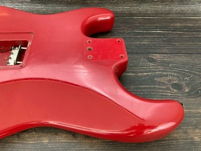 1985 Fender Japan Boxer Series ST-556 Stratocaster Body Red