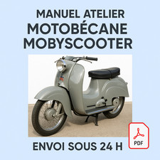 Manuel Atelier Motobécane Mobyscooter 1970-1980 Revue Technique RTA CD PDF