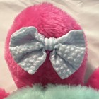 The Preppy Pelican Sea Turtle Plush Seersucker Pink & Aqua with Bow Very Soft — photo 9