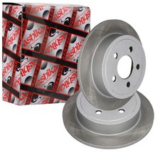2X ASHIKA BREMSSCHEIBEN 285mm VOLL HINTEN PASSEND FÜR JEEP CHEROKEE WRANGLER |