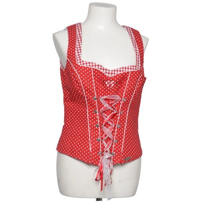 Spieth & Wensky, Top, Größe: 38, Rot/Weiß, Baumwolle/Elasthan/Polyester #pNT