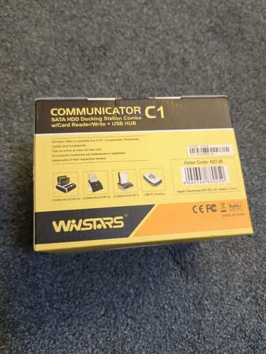 Station d'accueil disque dur SATA WINSTARS C1 + lecture/écriture de carte + hub USB - Photo 5/5