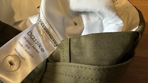 BASSIKE khaki pleat front Cargo pants - size 00 6 - 8 new with tag - Picture 6 of 7